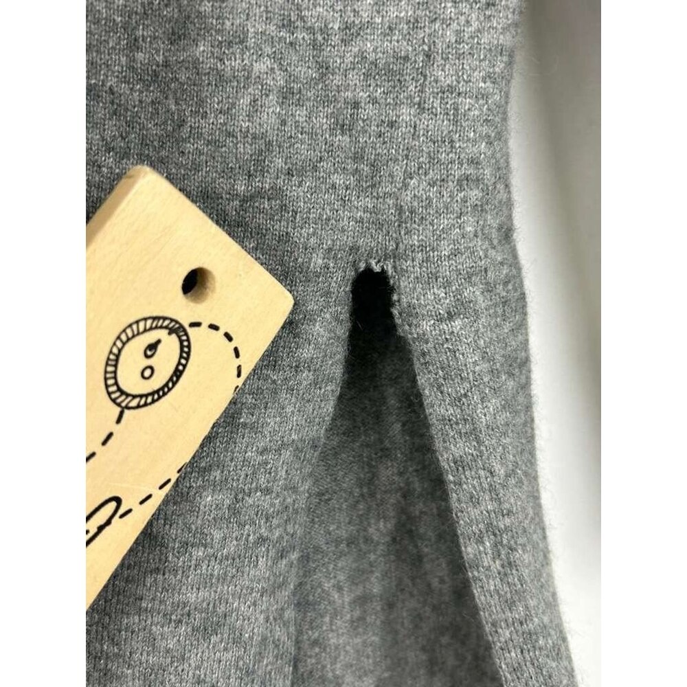 J. Jill Women's Size XS Petite Gray Long Sleeve Sweater 100% Cashmere Crew Neck - Picture 11 of 15